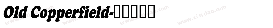 Old Copperfield字体转换